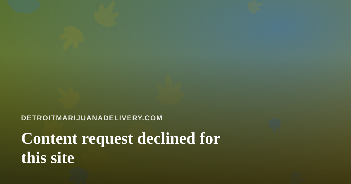 Content request declined for this site
